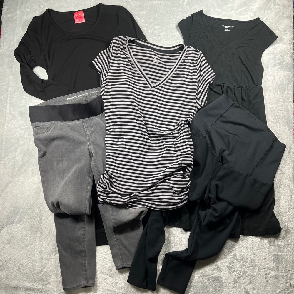Maternity Bundle Old Navy Liz Lange Isabel New Recruit Tops Leggings Jeans S M L